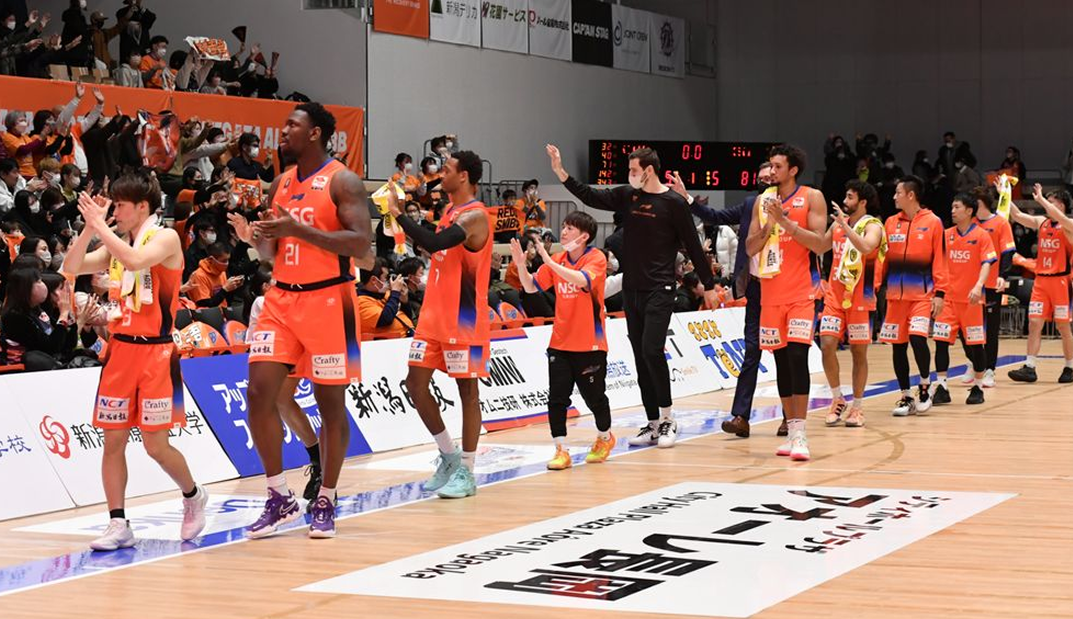 B.LEAGUEで戦う選手たちの写真